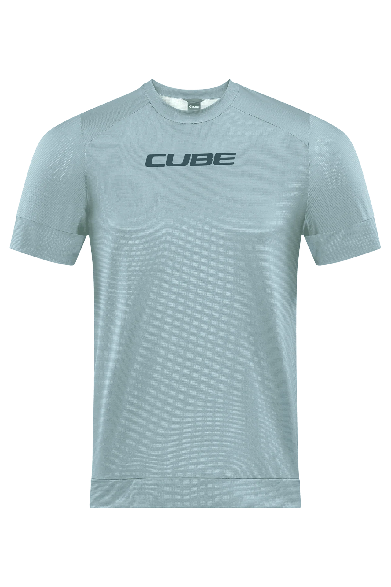 CUBE ATX Rundhalstrikot kurzarm grey