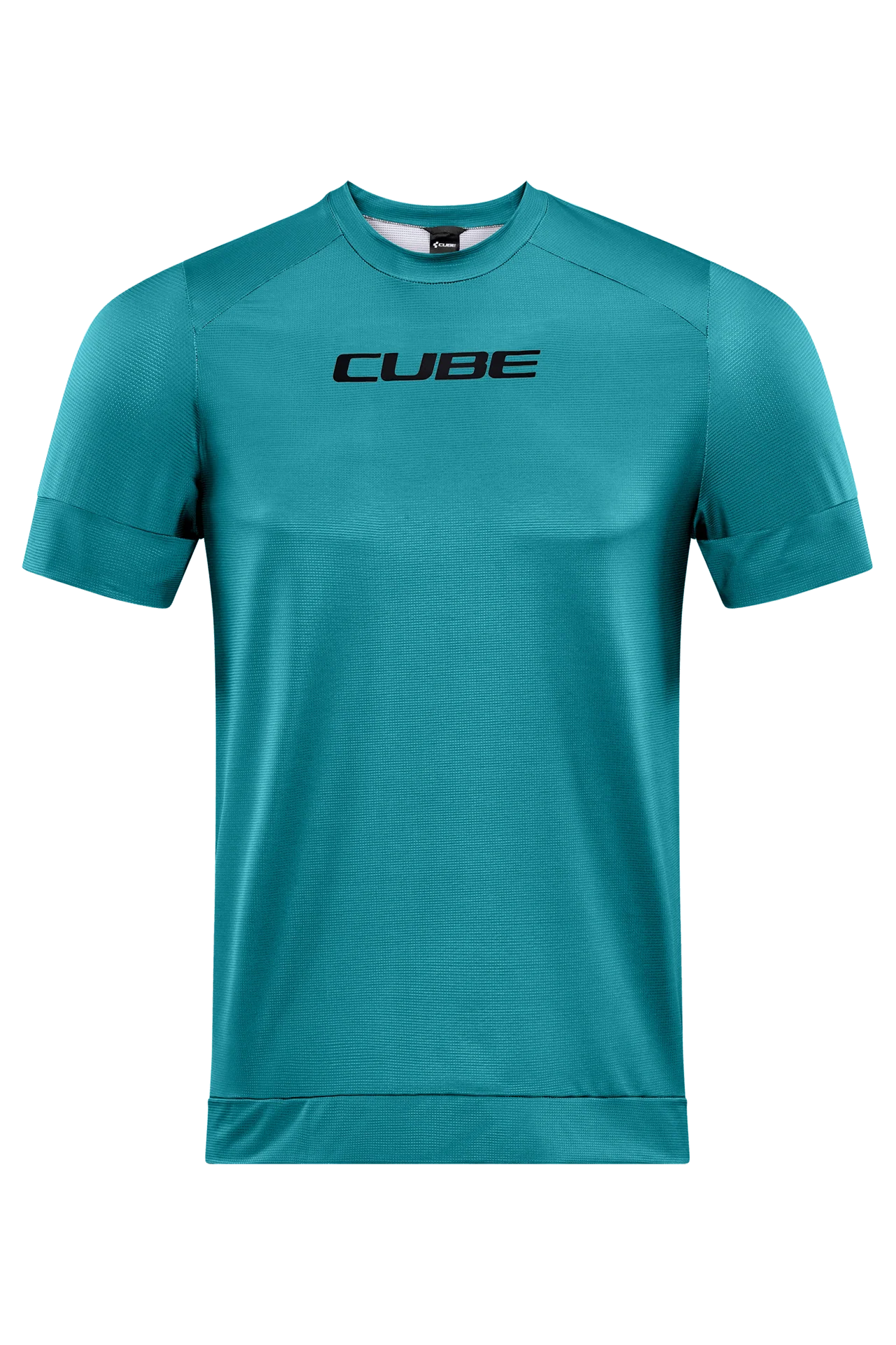 CUBE ATX Rundhalstrikot kurzarm light blue