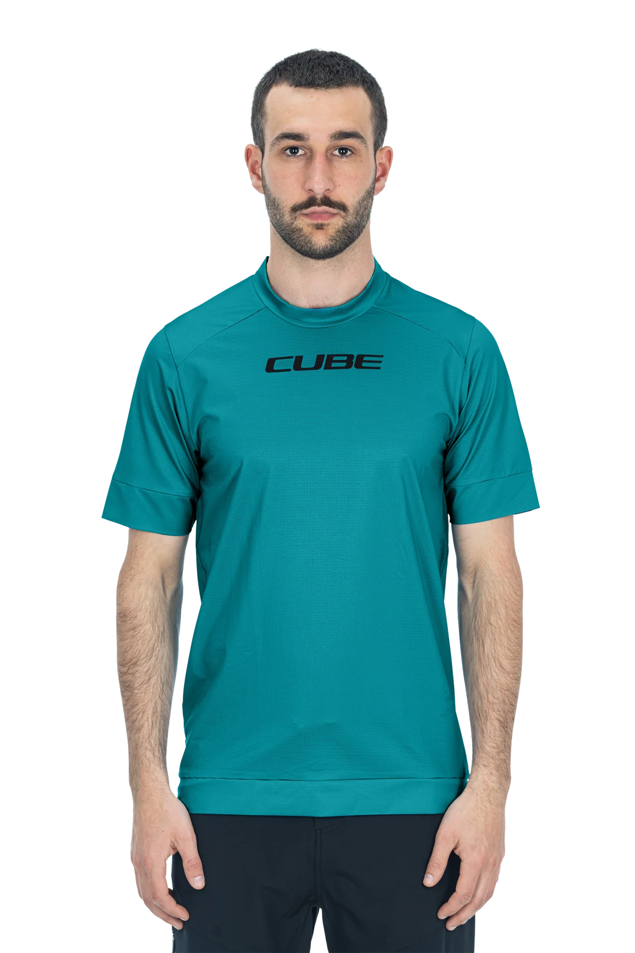 CUBE ATX Rundhalstrikot kurzarm light blue - Image 2