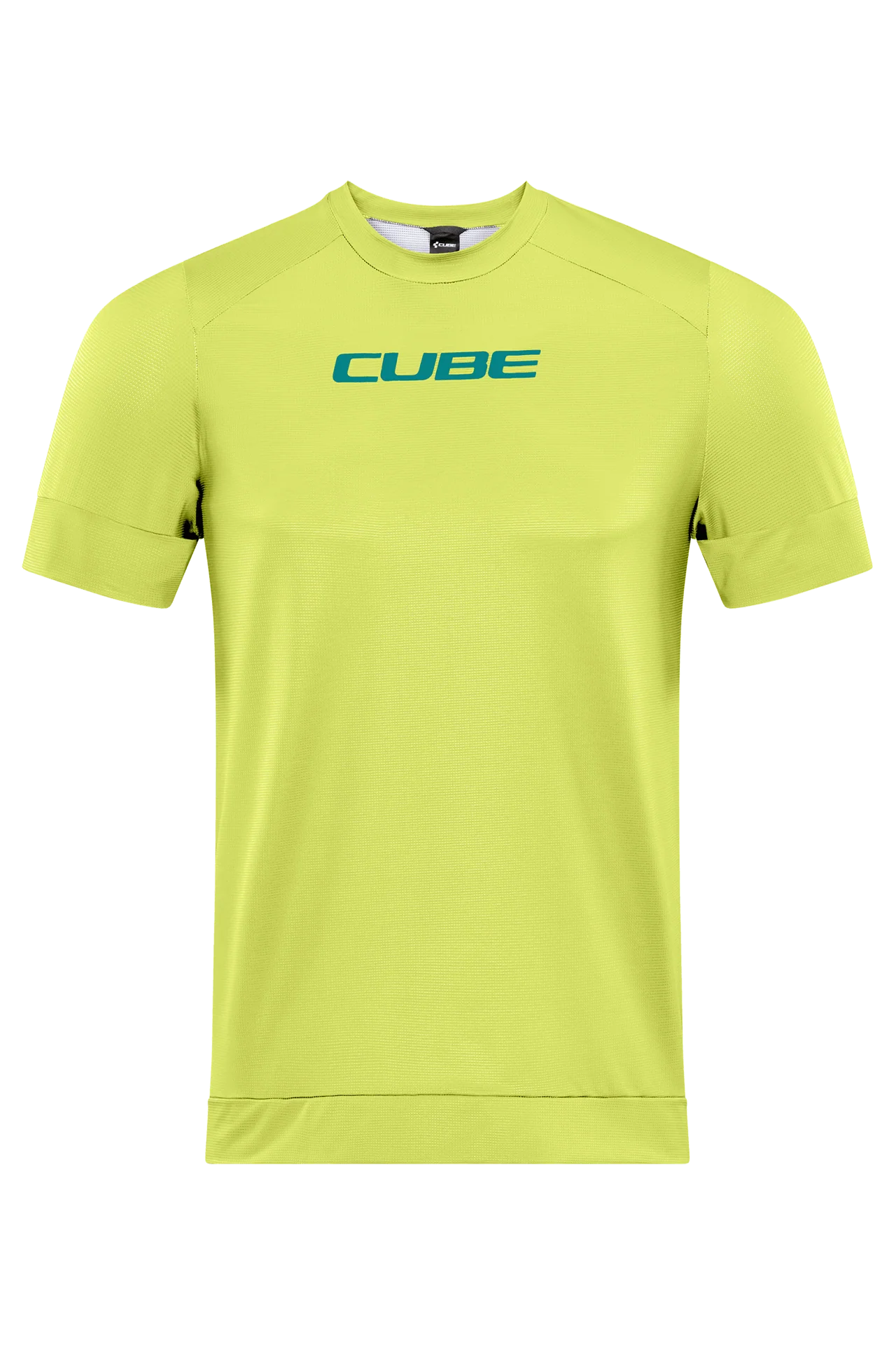 CUBE ATX Rundhalstrikot kurzarm lime
