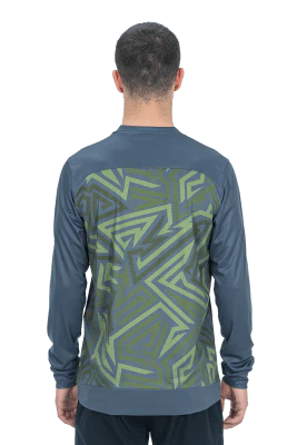 CUBE ATX Rundhalstrikot TM langarm olive´n´grey - Image 3