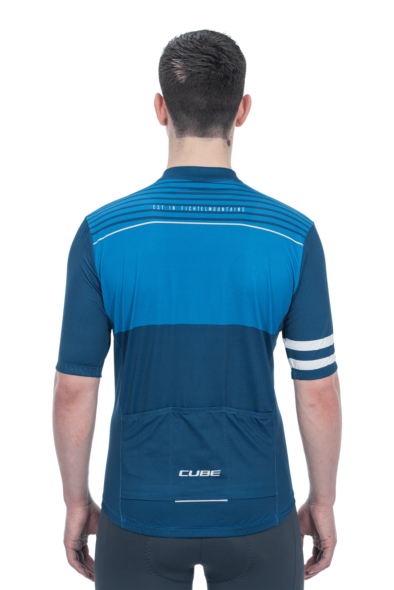 CUBE BLACKLINE Trikot CMPT kurzarm blue´n´white - Image 3