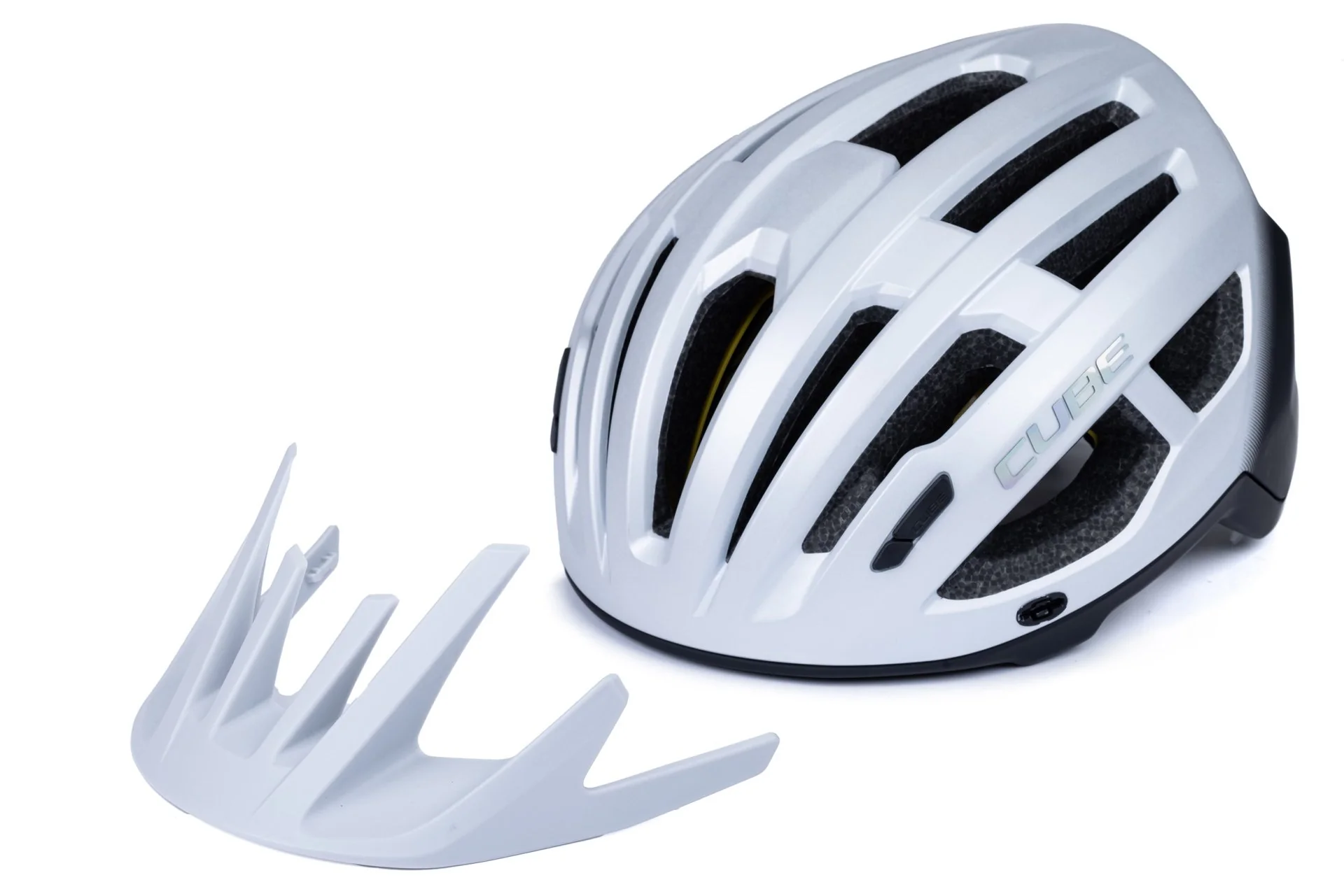 CUBE Helm OFFPATH grey / MTB Race Helm - Image 3