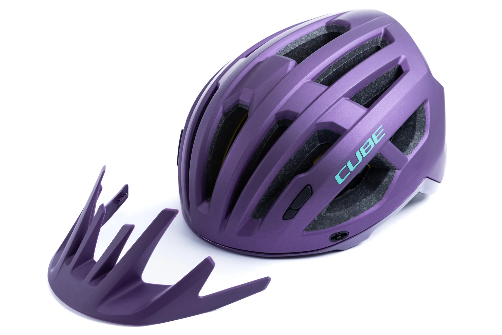 CUBE Helm OFFPATH purple / MTB Race Helm - Image 6