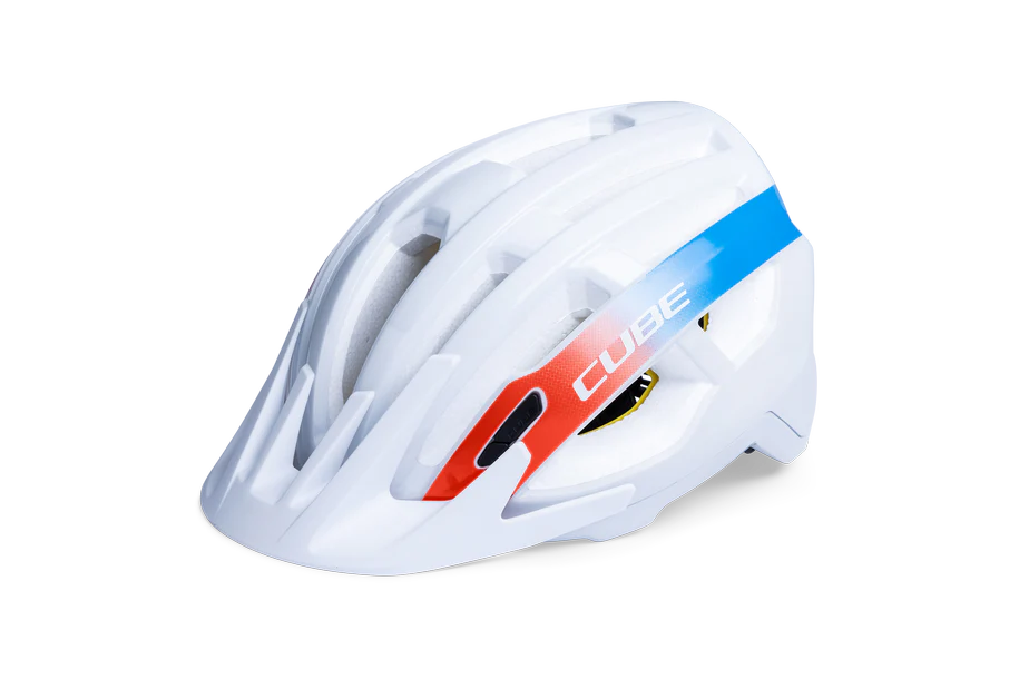 CUBE Helm OFFPATH Teamline white / MTB Race Helm