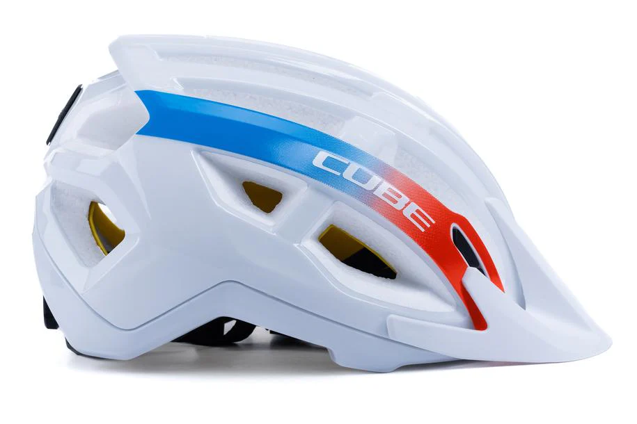 CUBE Helm OFFPATH Teamline white / MTB Race Helm - Image 2