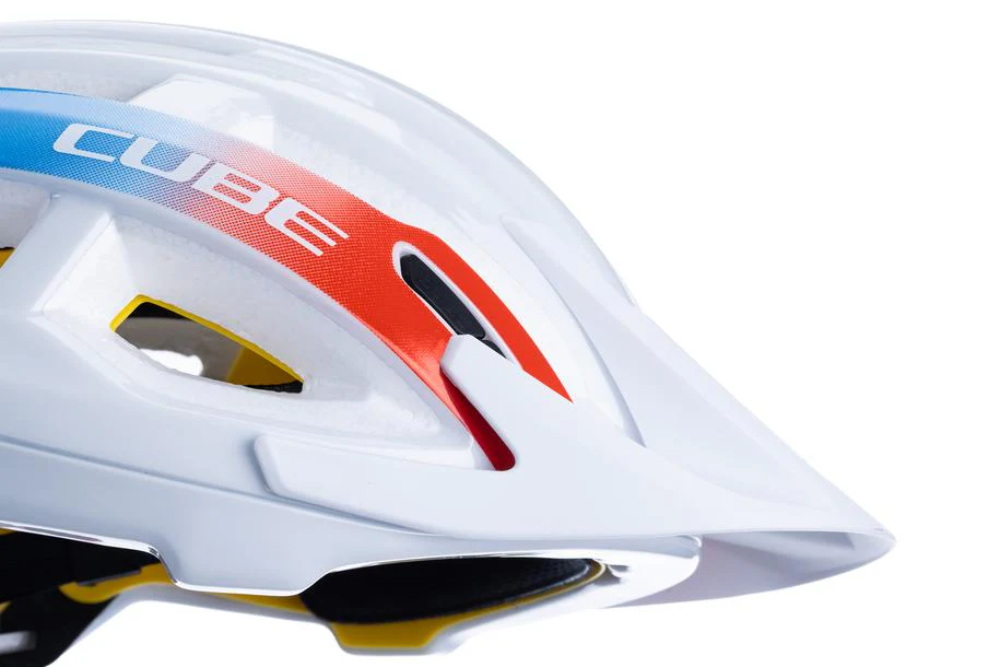 CUBE Helm OFFPATH Teamline white / MTB Race Helm - Image 3