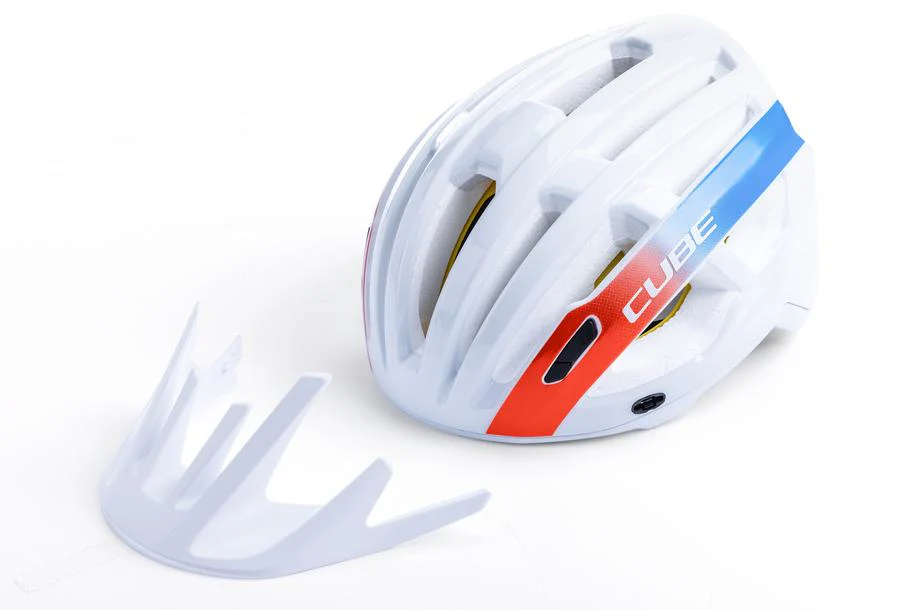 CUBE Helm OFFPATH Teamline white / MTB Race Helm - Image 6