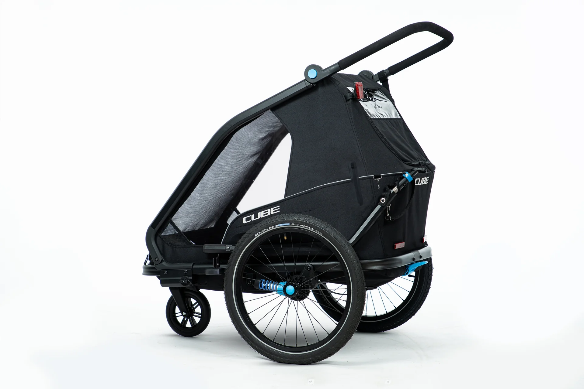 CUBE Kinder FahrradanhÀnger Double CMPT black - Image 9