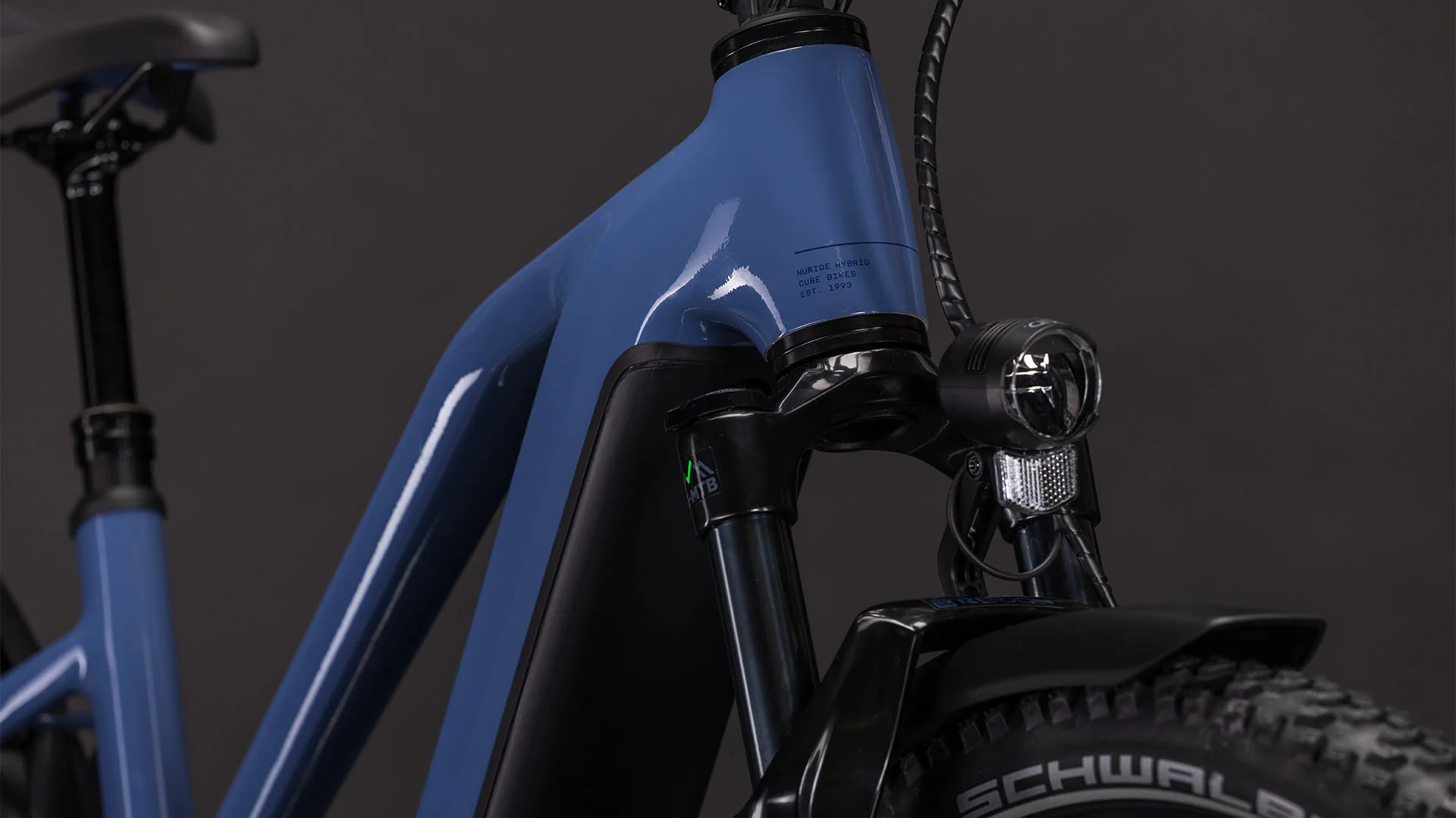 Cube Nuride Hybrid EXC 800 jeansblue´n´blue Trapeze 2026 - Image 5