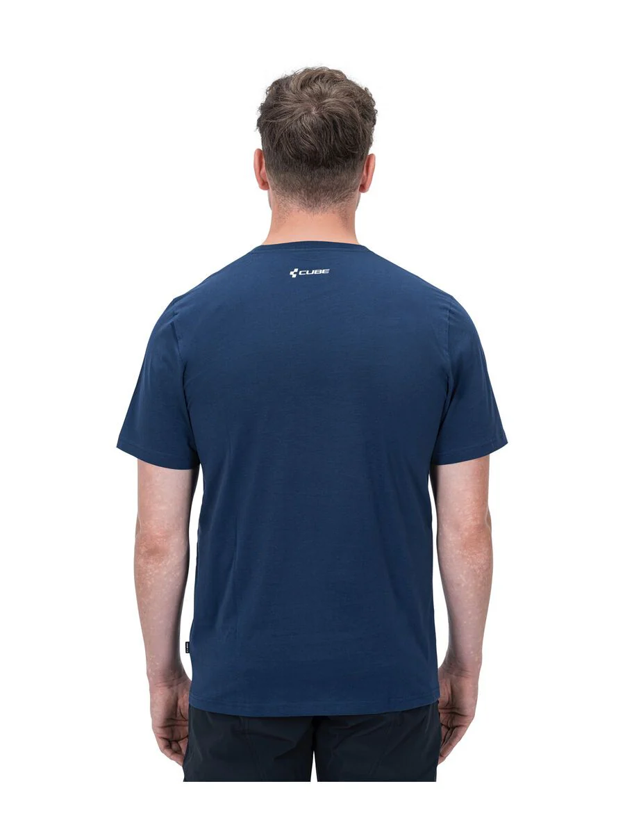 CUBE Organic T-Shirt Push & Pull blue L - Image 3