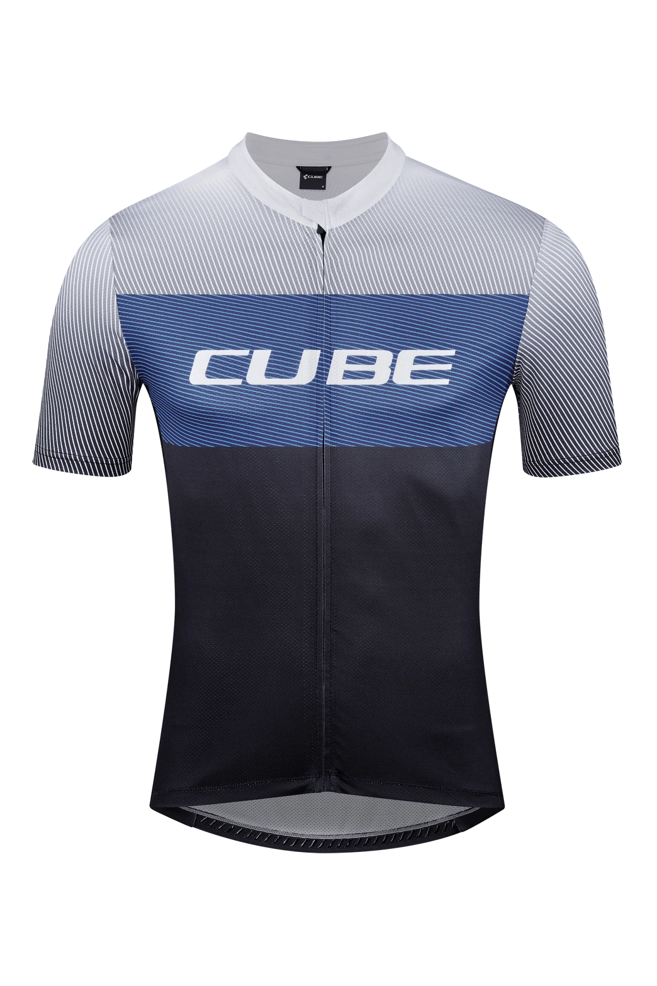 CUBE TEAMLINE Trikot CMPT kurzarm black´n´blue´n´grey