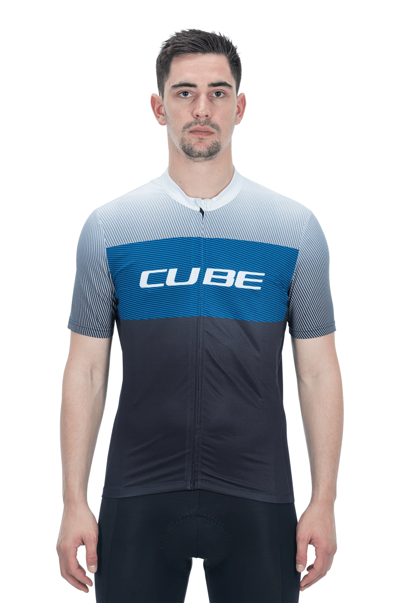 CUBE TEAMLINE Trikot CMPT kurzarm black´n´blue´n´grey - Image 2