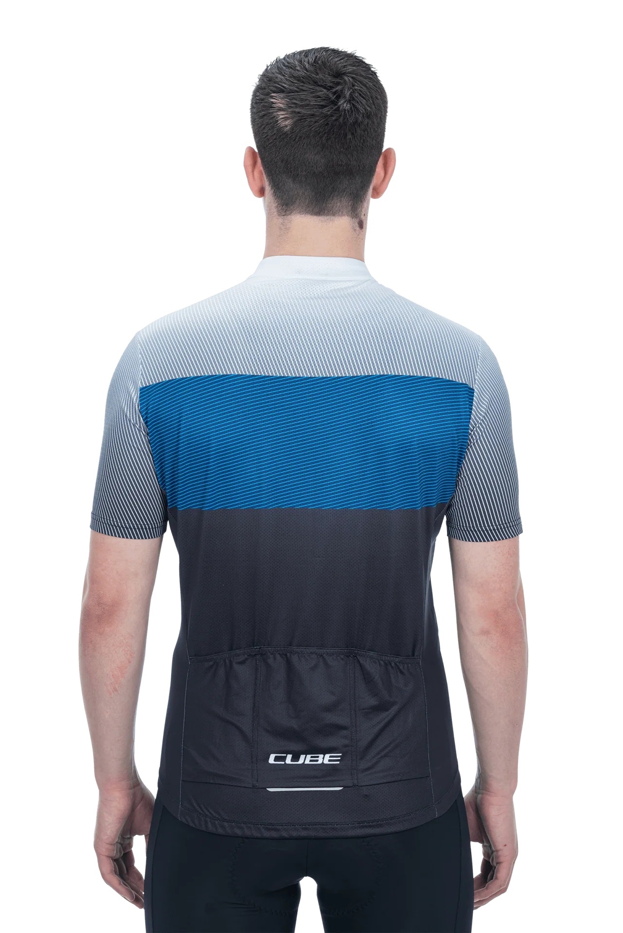 CUBE TEAMLINE Trikot CMPT kurzarm black´n´blue´n´grey - Image 3