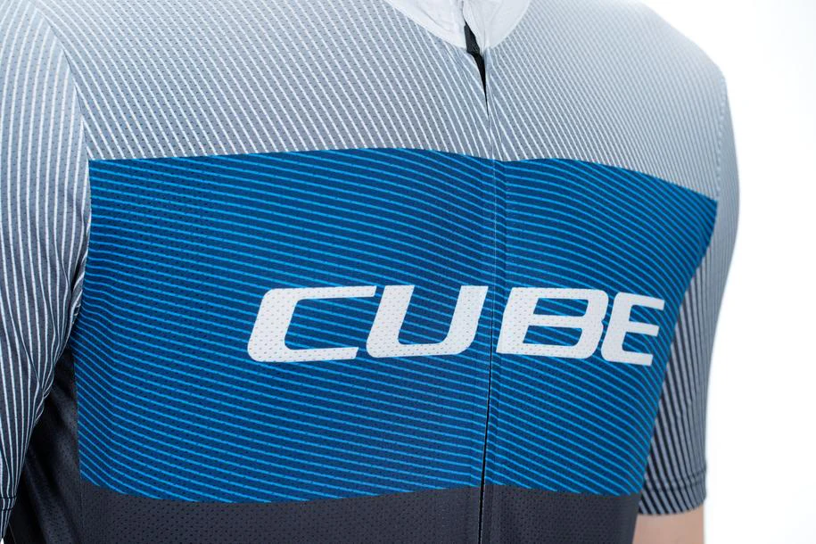 CUBE TEAMLINE Trikot CMPT kurzarm black´n´blue´n´grey - Image 4