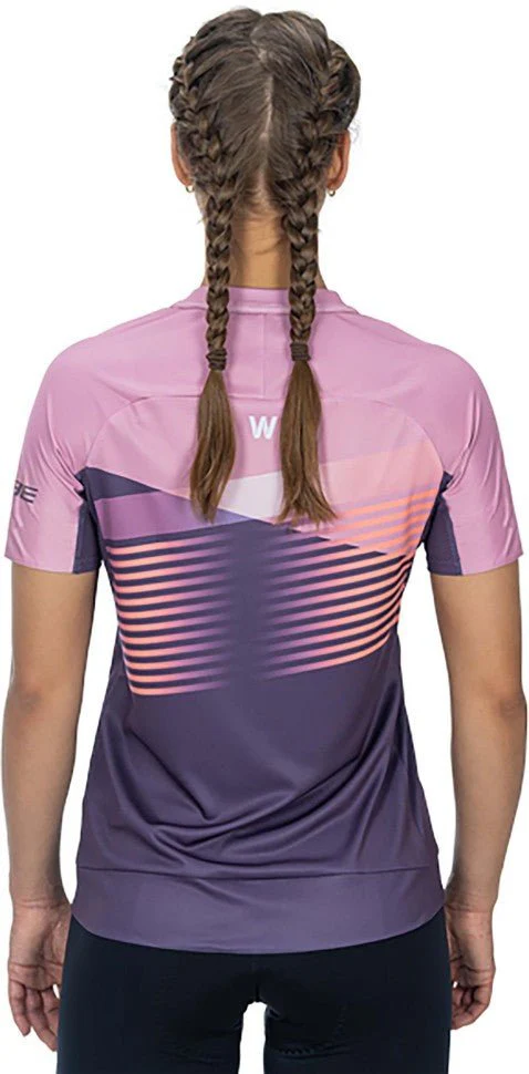 CUBE TEAMLINE WS Rundhalstrikot kurzarm violet´n´rose - Image 3