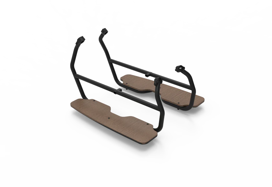 CUBE Trittbrett Set Longtail black