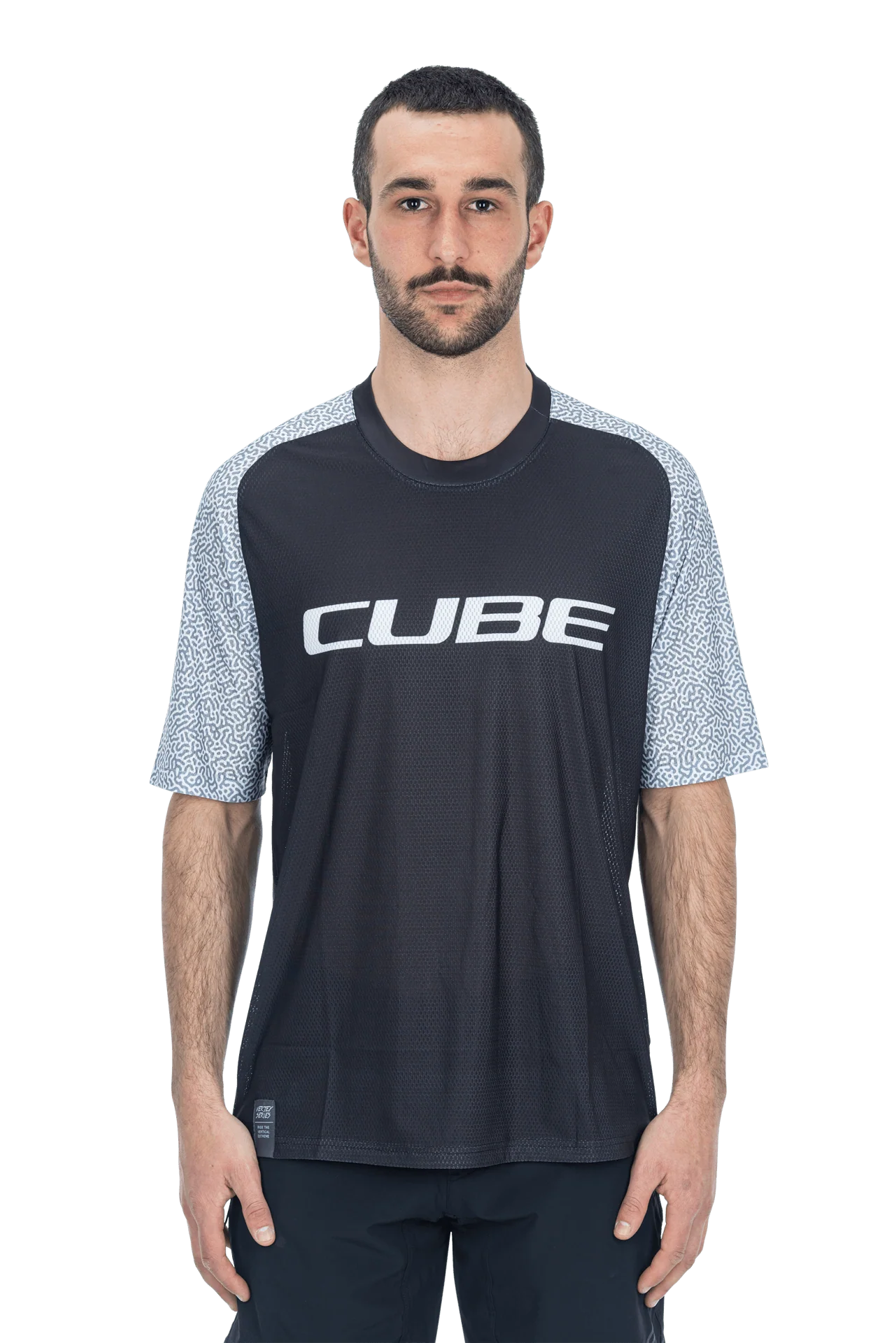 CUBE VERTEX Rundhalstrikot kurzarm black - Image 2