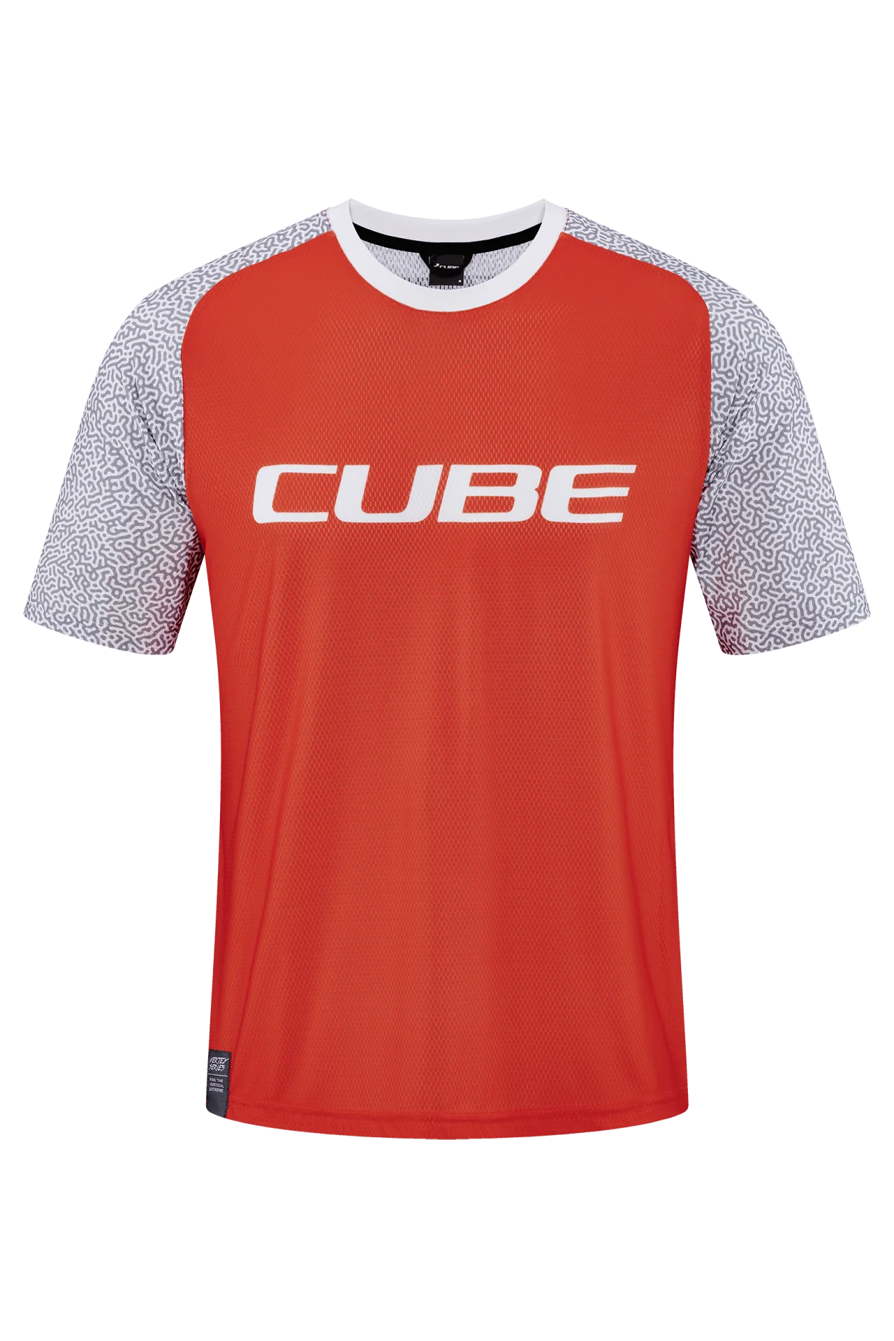 CUBE VERTEX Rundhalstrikot kurzarm orange