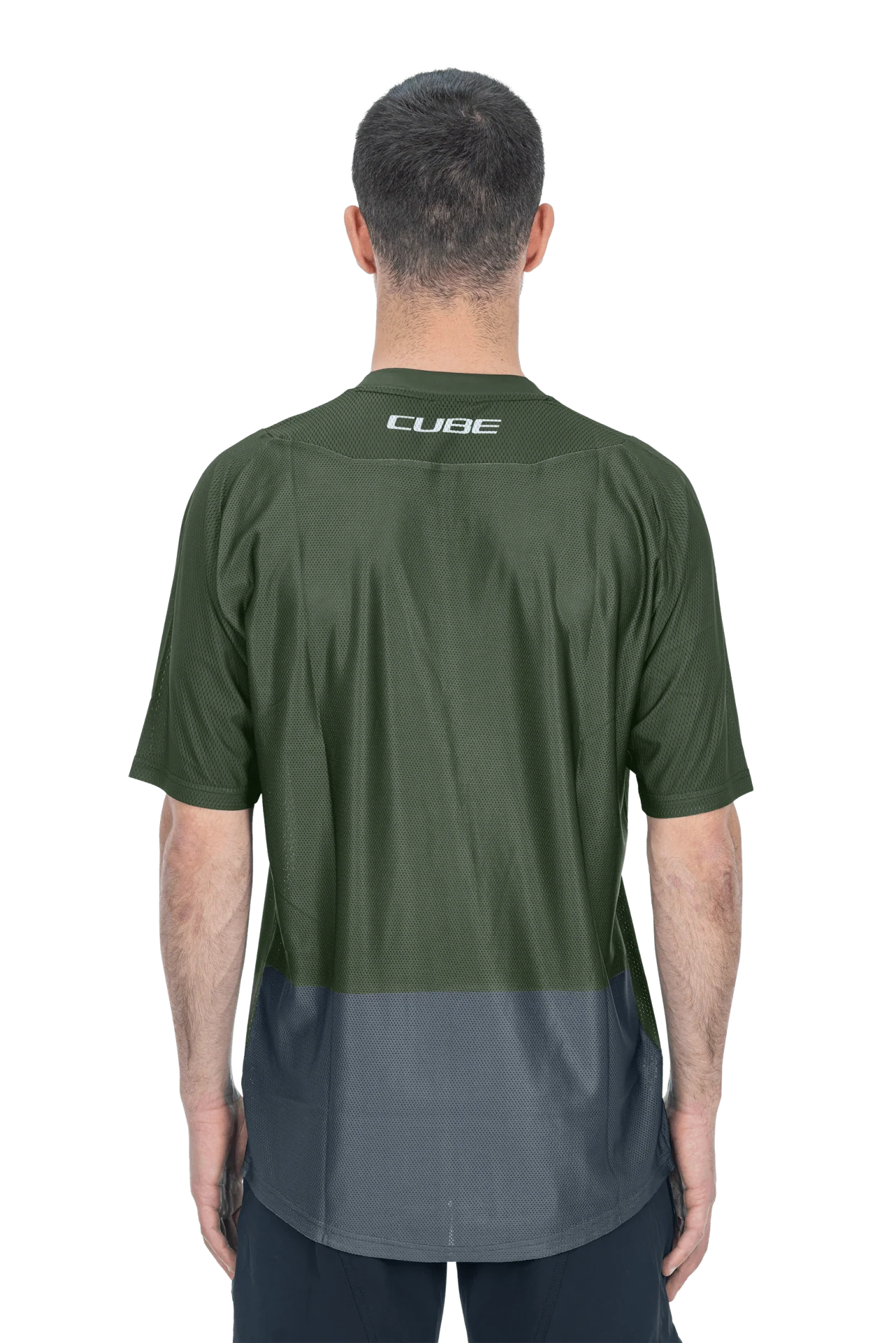 CUBE VERTEX Rundhalstrikot TM kurzarm olive´n´grey - Image 3