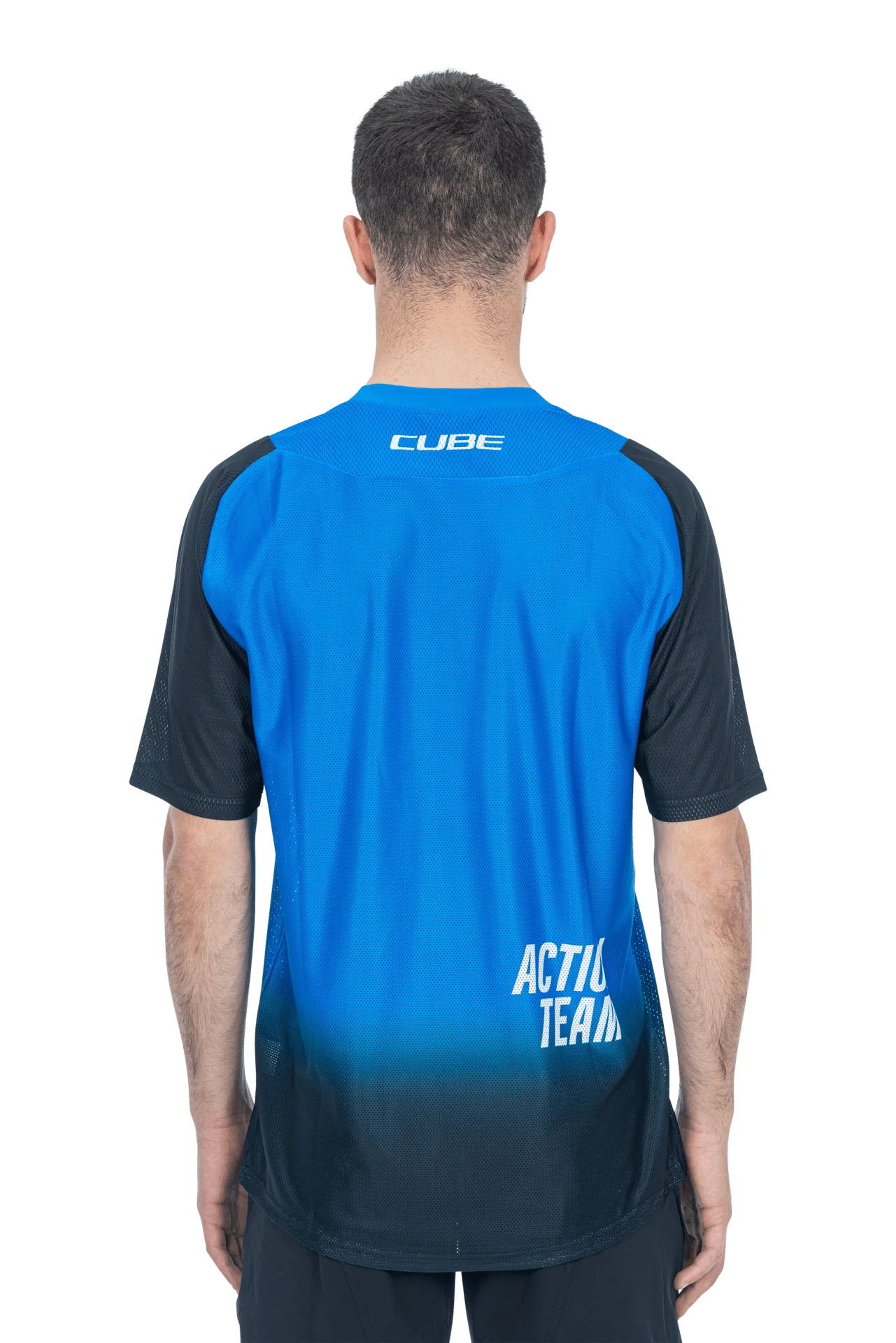 CUBE VERTEX Rundhalstrikot X Actionteam kurzarm black´n´blue - Image 3