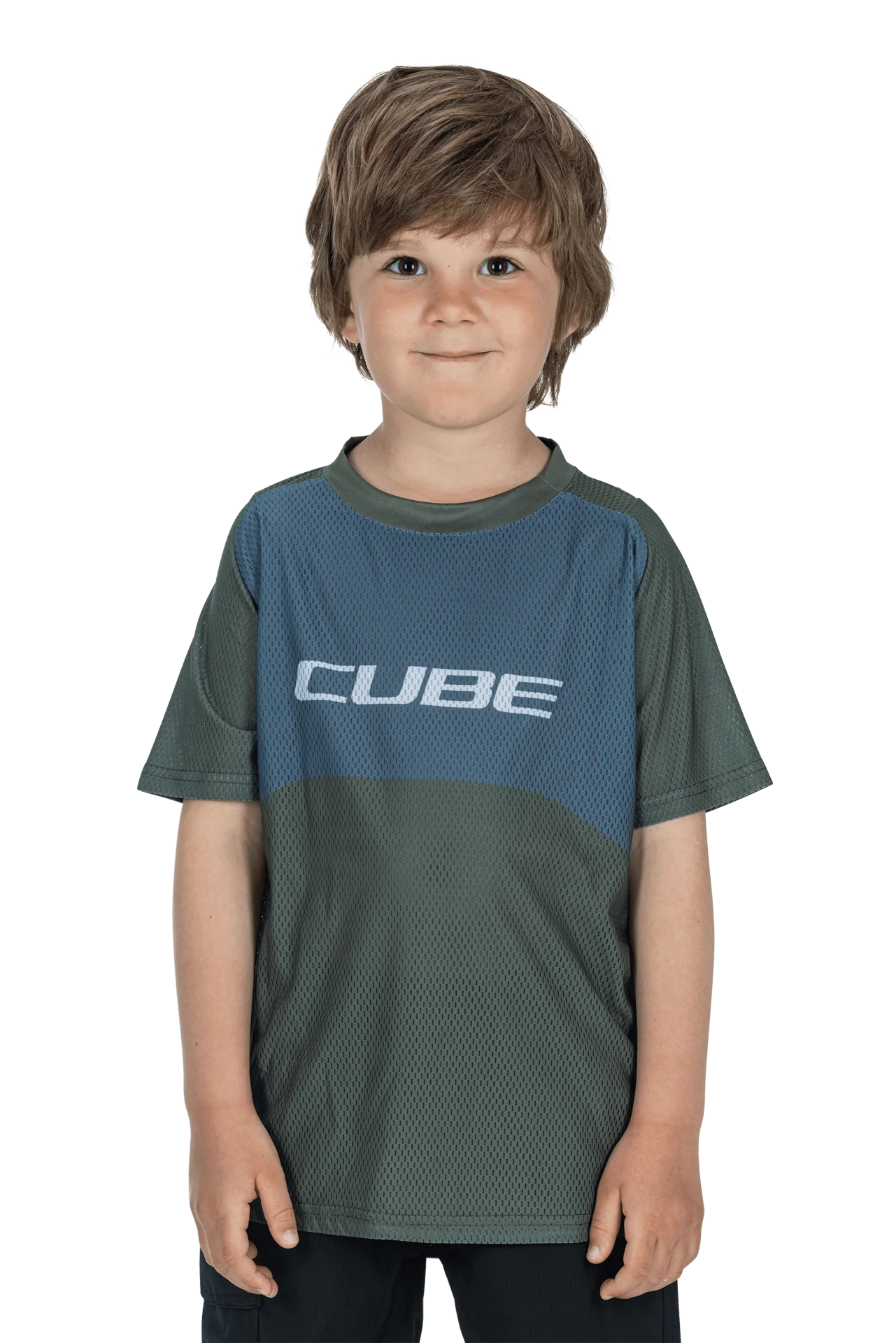 CUBE VERTEX Trikot ROOKIE kurzarm TM olive´n´grey - Image 2